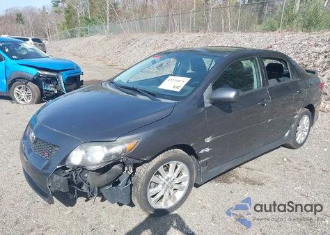 2010 Toyota Corolla S из США, поврежденный, VIN 2T1BU4EE0AC489631
